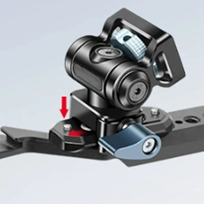 AA01-Universal Nato Clamp Quick Release Camera Field Monitor Mount Holder 360 Rotation 180° Tilt For DJI RS Phone Mic Light