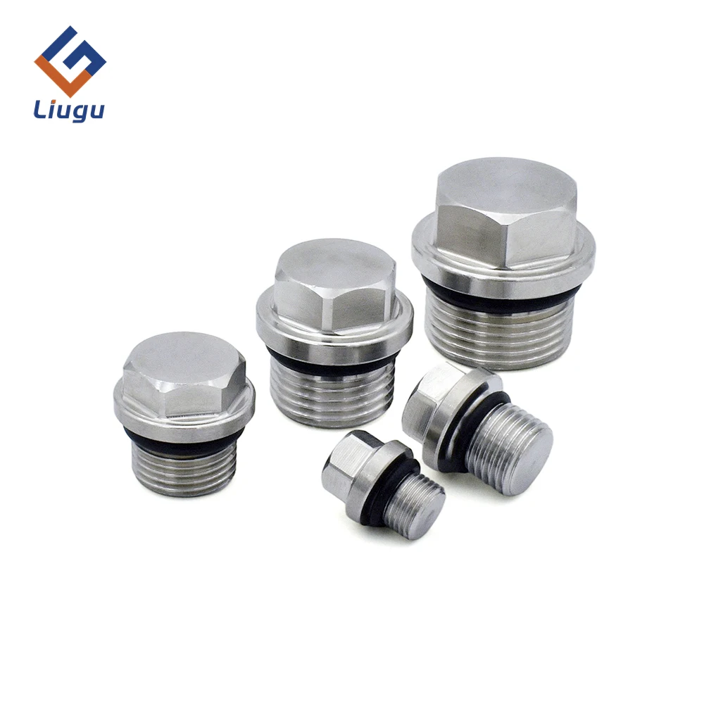 Hexagonal Flange End Cap 1/8 