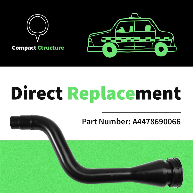 

A20K-Car Wiper Spray Bottle Pipe Water Refiller Neck A4478690066 For Mercedes Benz Vito W447 W448 Water Tank Filler Neck