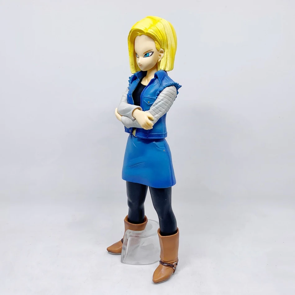 Figurine dragon ball z android 17 18, figurines d'action en pvc, décoration de bureau, collection d'anime, jouets périphériques