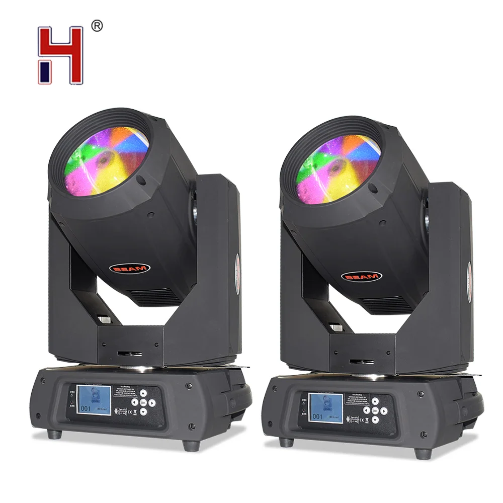 

HongYi New Bulb Lyre Beam 350W 17R Sharpy Moving Head Lighting Rainbow Effect DMX Stage Light Touch Screen Mobile Lamp For DJ