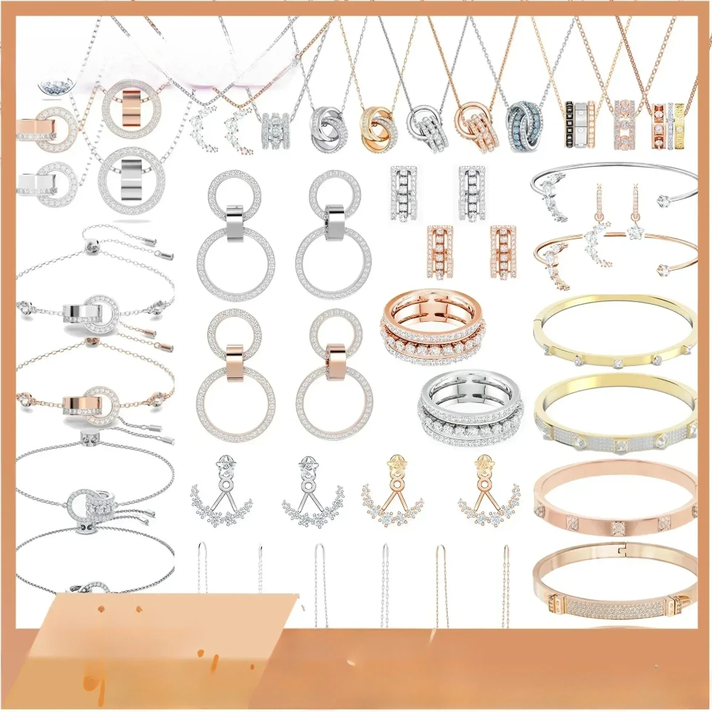 

2025 New 925 silver Original Fashion Dextera Series Jewelry Set Exquisite for Women Earrings Ring Necklace Bracelet party gift