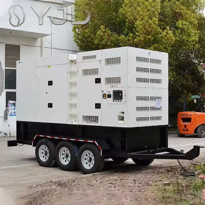 110KW 115KW 130KW Silent Open Frame Portable Generator 140KVA 150KVA Diesel Trailer Genset 160KVA Powered by UKP-erkins