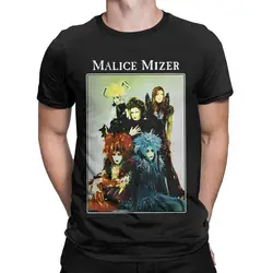 Malice Mizer-camisa divertida de algodón puro para hombres y mujeres, ropa de verano, banda de Rock, Visual Kei