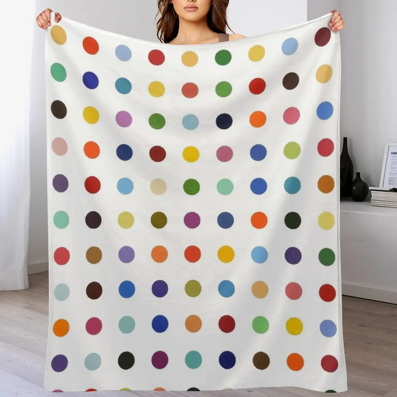 

Eternal Dot Throw Blanket Reusable Durable Soft Blanket for All Seasons
