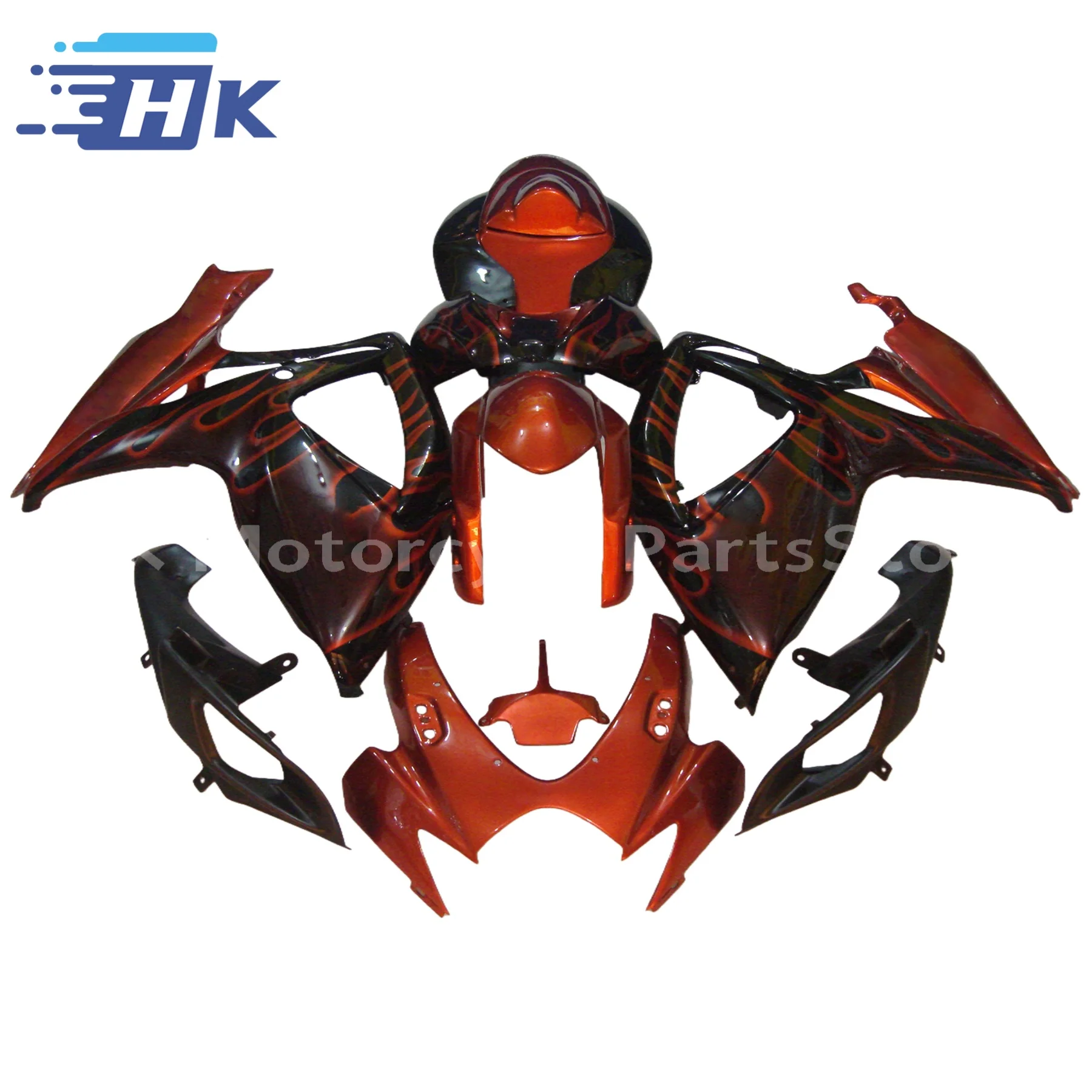 

New ABS Motorcycle Fairings Kit For Suzuki GSX-R 600 750 K6 2006 2007 06 07 Bodywork Set Custom