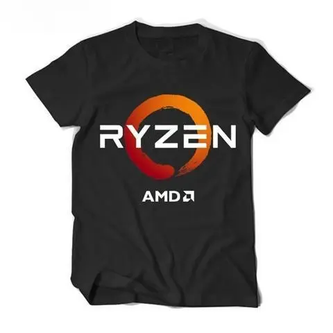 Graphics Card RTX Short-sleeved Ryzen AMD NVIDIA Nvidia GTX Intel Gaming T-shirt for Men