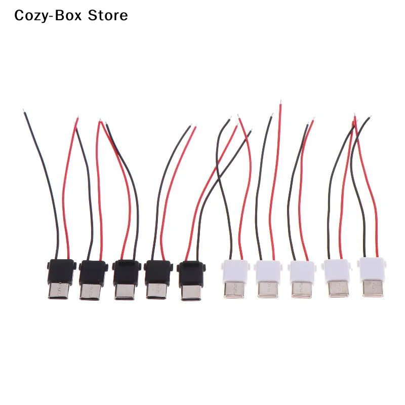 

[ZY]1/5Pcs Type-C Modified Plug Type-C Male Head With Resistor Capacitor For Mobile Phone Power Bank Special Connector C Port
