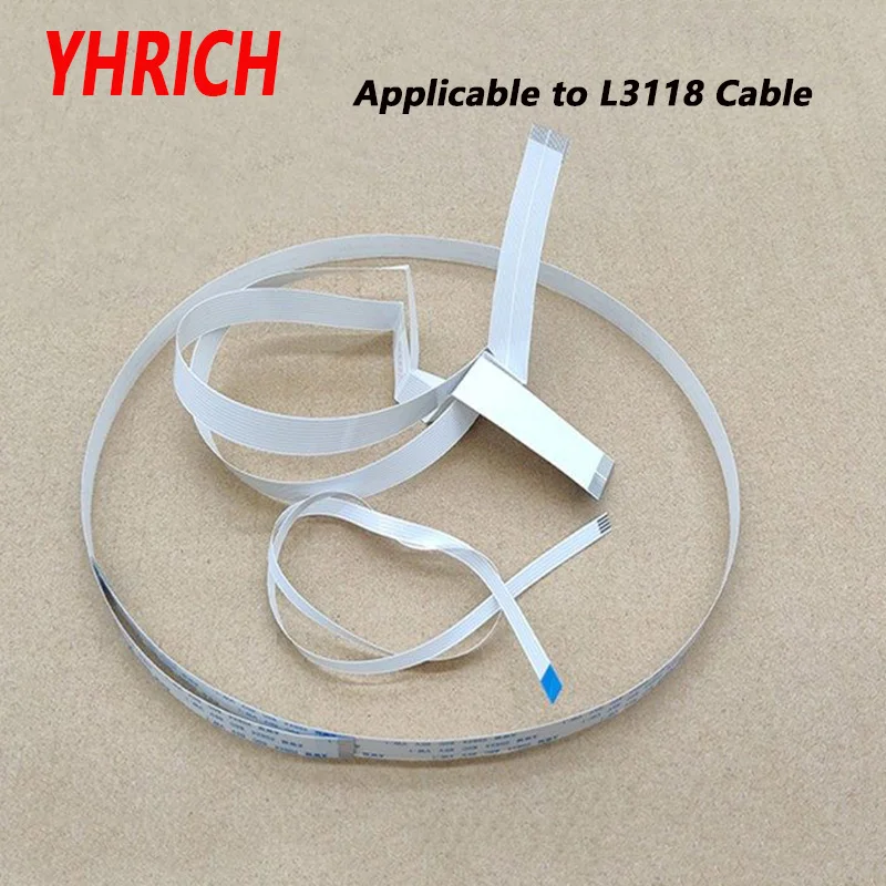 

2X кабель печатающей головки, кабель датчика с плоской головкой, кабель датчика каретки для Epson L3158 L3108 L3153 L3119 L3118 L1118, детали принтера
