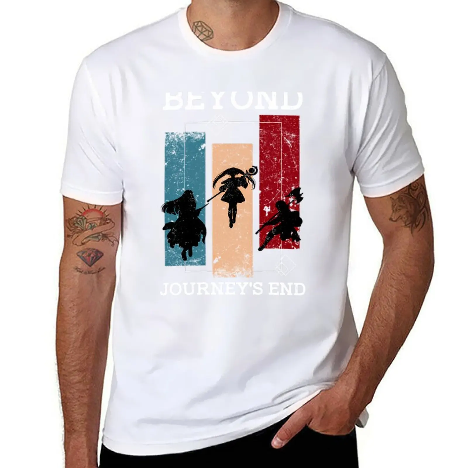 

Fr.ieren - All Main Char.acters F.rieren Party With Fern And S.tark T-Shirt t shirt man luxury man t shirt designer T-Shirt