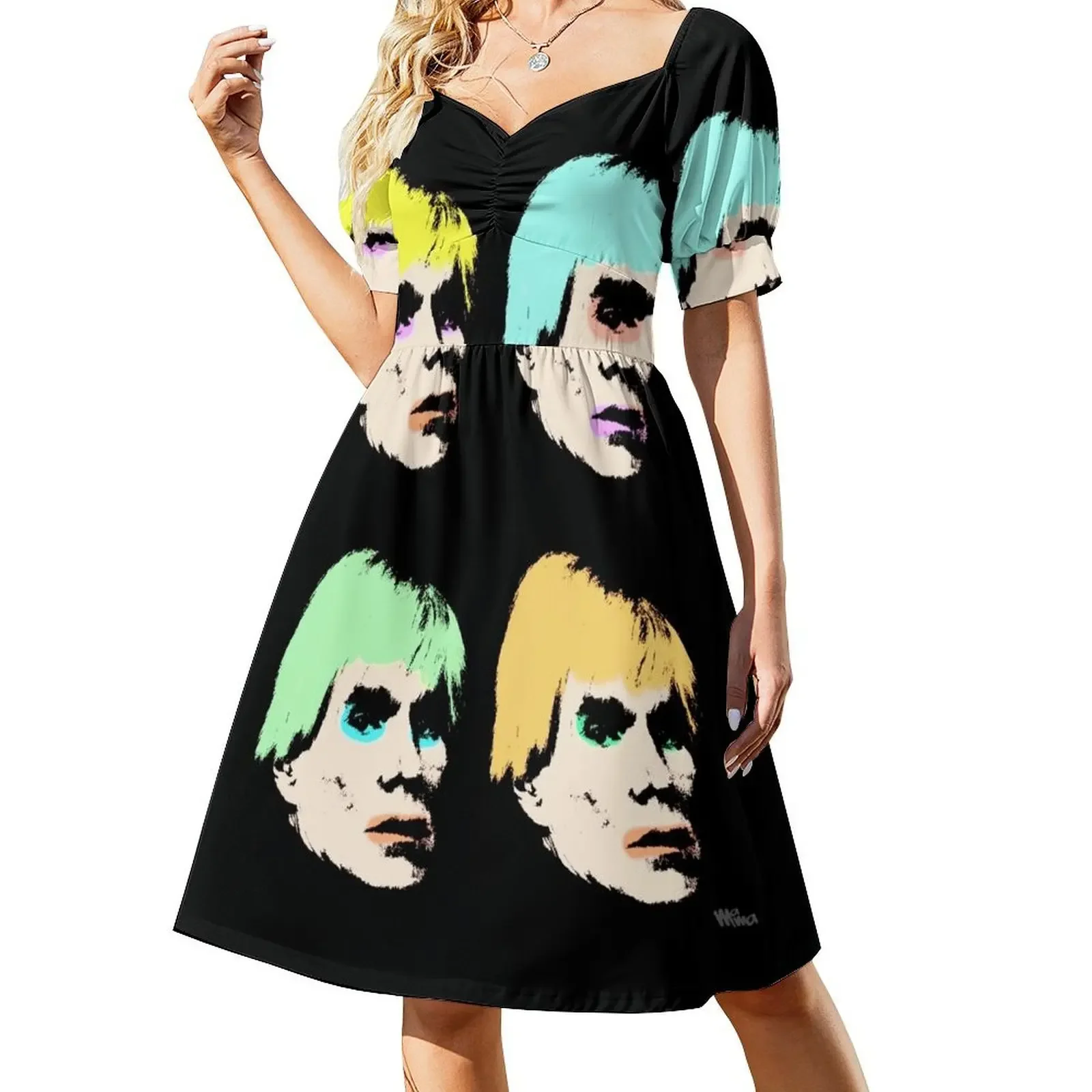 

Andy Warhol 2 Short-Sleeved Dress dress for woman dress