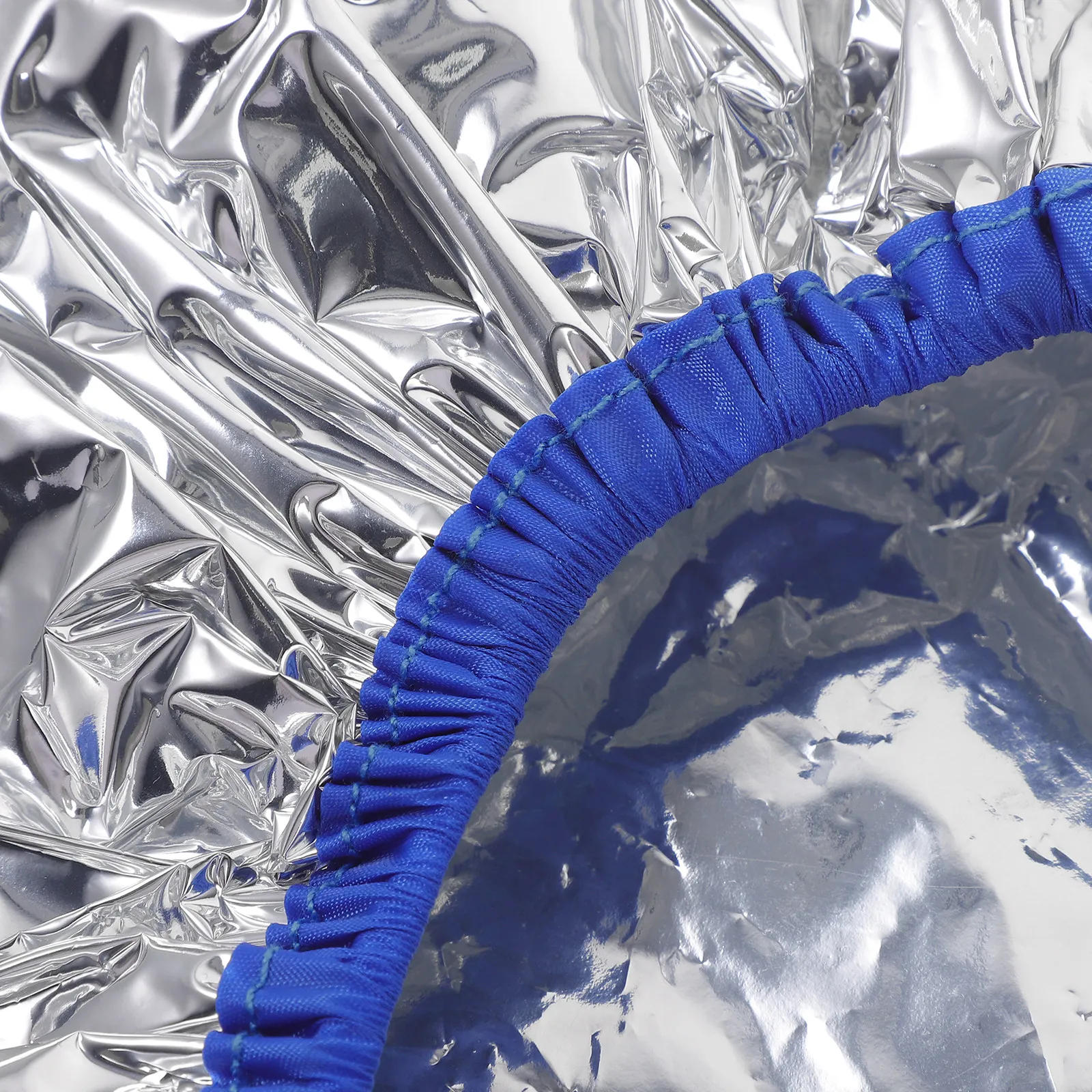 3Pcs Tin Foil Hair Mask Caps Deep Conditioning Heat Cap for Spa Shower Salon Supplies Hair Oil Caps Lightweight Elastic Fit