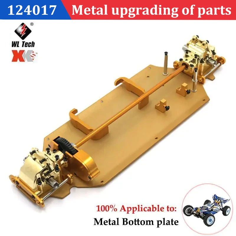 Wltoys 124017 124019 124007 1/12 metalowe tylne skrzydło mocowanie uchwyt mocujący części do ulepszenia samochodów zdalnie sterowanych akcesoria gąsienica RC części