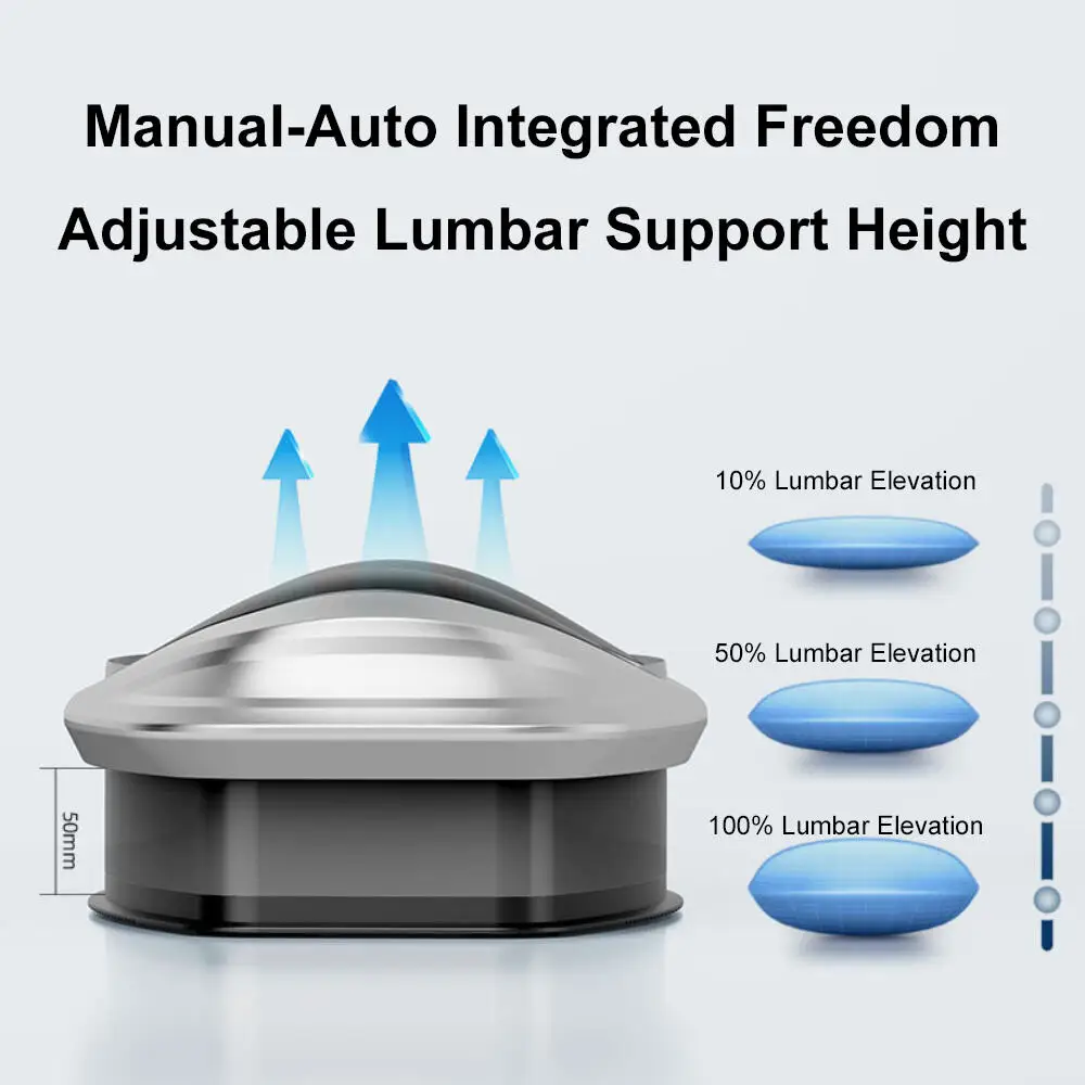 

Customizable EMS Waist Traction Back Massager Electric Pulse Heating Vibration Adjust Height Spine Support Instrument Relax