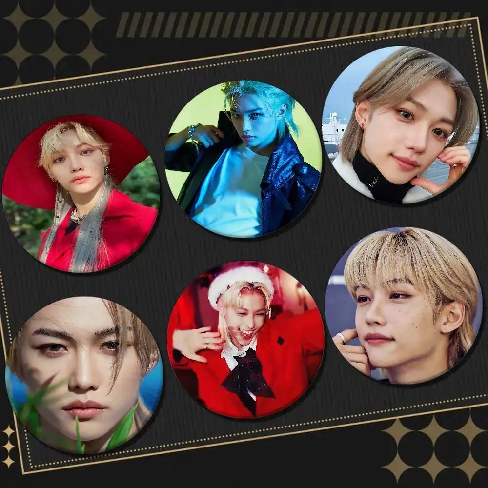 Felix Stray K-Kids Abzeichen Anstecknadeln Anstecknadeln Hutnadeln Broschen Geschenke Dekor Rucksäcke