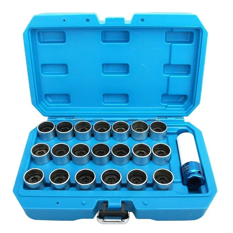 

5 Series 3 Series 41 Series 267 X3x1x56 Tire Anti-Theft Screw Nut Sleeve Head Removal Key Tool