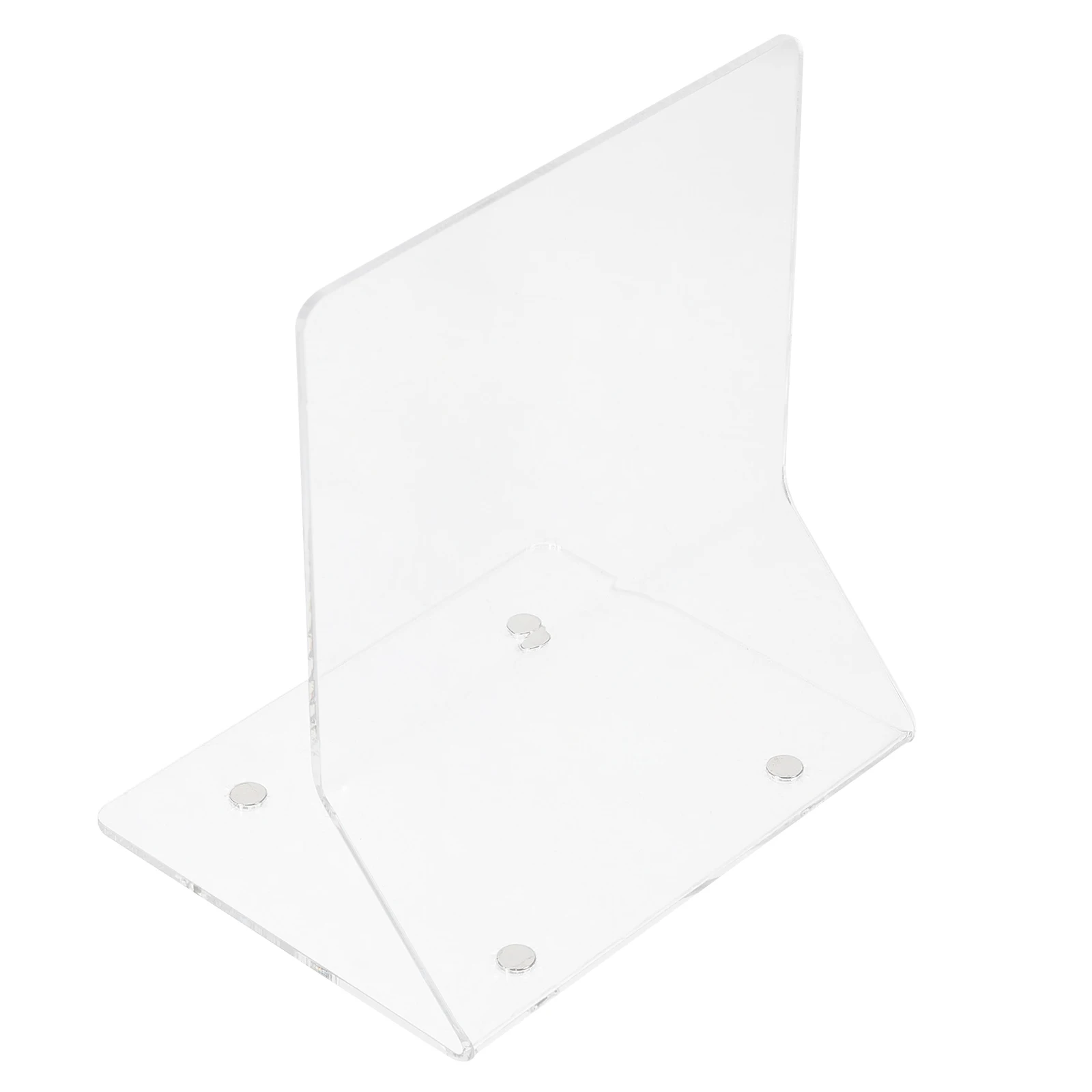 

Acrylic Transparent Frame Clear Decorate Divider Shelf Bookends Baffle Rear Support Rack Acrylic Rear Support Rack High Grade