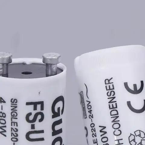 

5 шт./компл. с одним конденсатором, 220 В-240 В, 4-80 Вт, люминесцентная лампа, стартер FS-U, 25X TL, стартовая трубка, предохранитель, стартеры CE Rohs