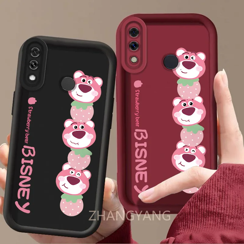 Case For Huawei y7 2019 y7 prime 2019 y7 pro 2019 y9 2019 Cute cartoon bear phone case with silicone TPU soft case anti drop and