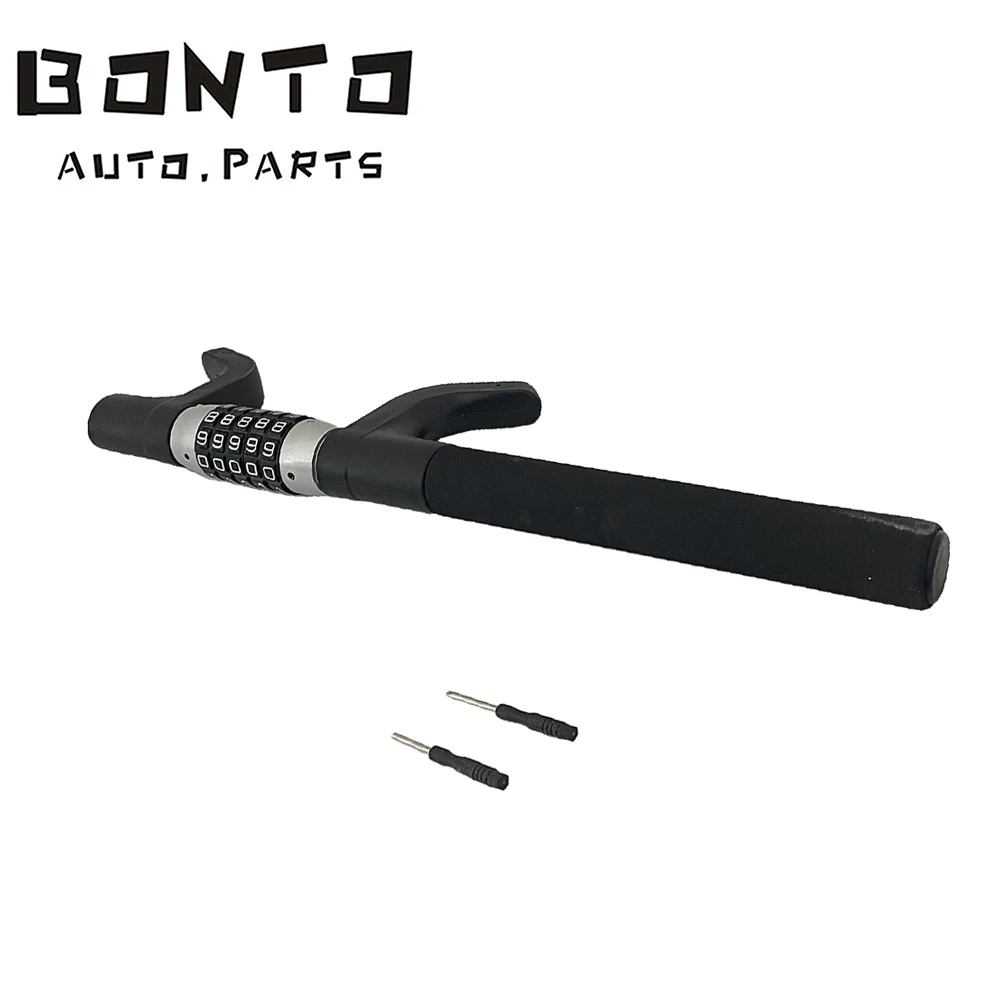 BONTO Retractable Keyless 5 Password Coded Car Steering Wheel Lock Anti Theft Security Extendable Device