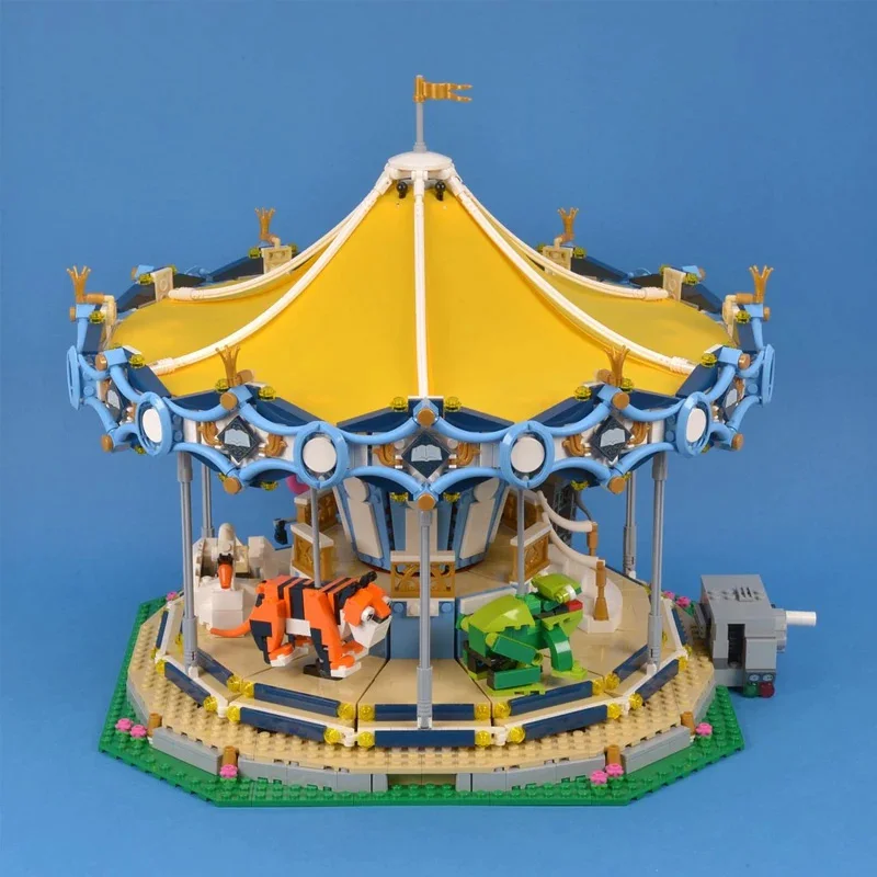 2670 PCS Children Fairground Grand Carousel Building Blocks Bricks Kids Birthday Christmas Gift Toy Compatible 10257 15036