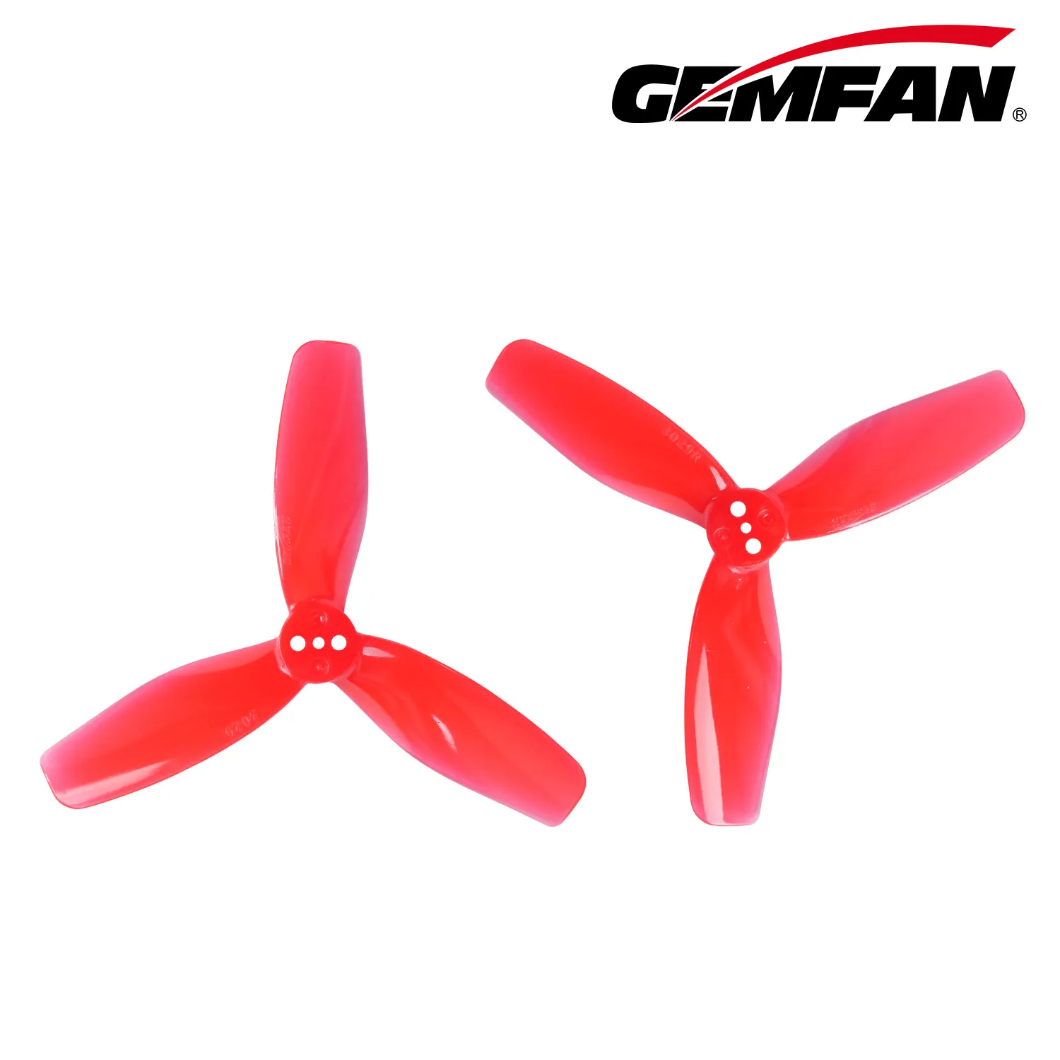 Gemfan 3029-3 Drone Soccer 3-Blade PC Propeller (2 Pairs: 2CW+2CCW), 76.2mm, 2.9