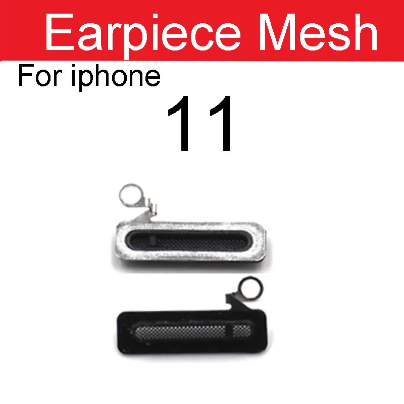 5 Buah/Lot Speaker Earpiece Telinga Tahan Debu Jaring Antidebu dengan Braket untuk iPhone 5 SE 5 S 6S 6 7 8 Plus 11 Pro 12 Mini X XS Max XR