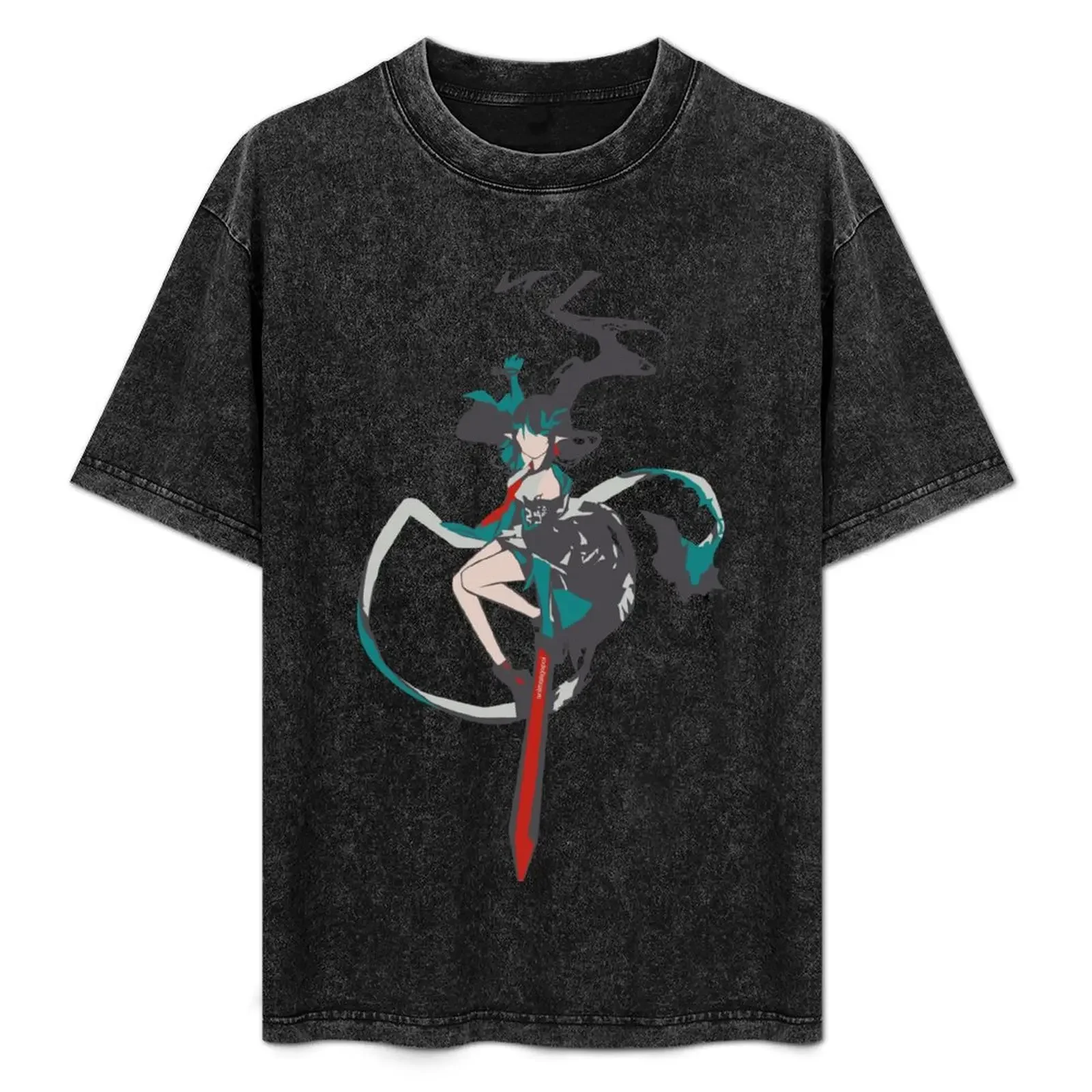 

Arknights Game Characters Dusk Base Aesthetic Silhouette Flat Art Design Fan Art T-Shirt blue lock mens t shirts casual stylish