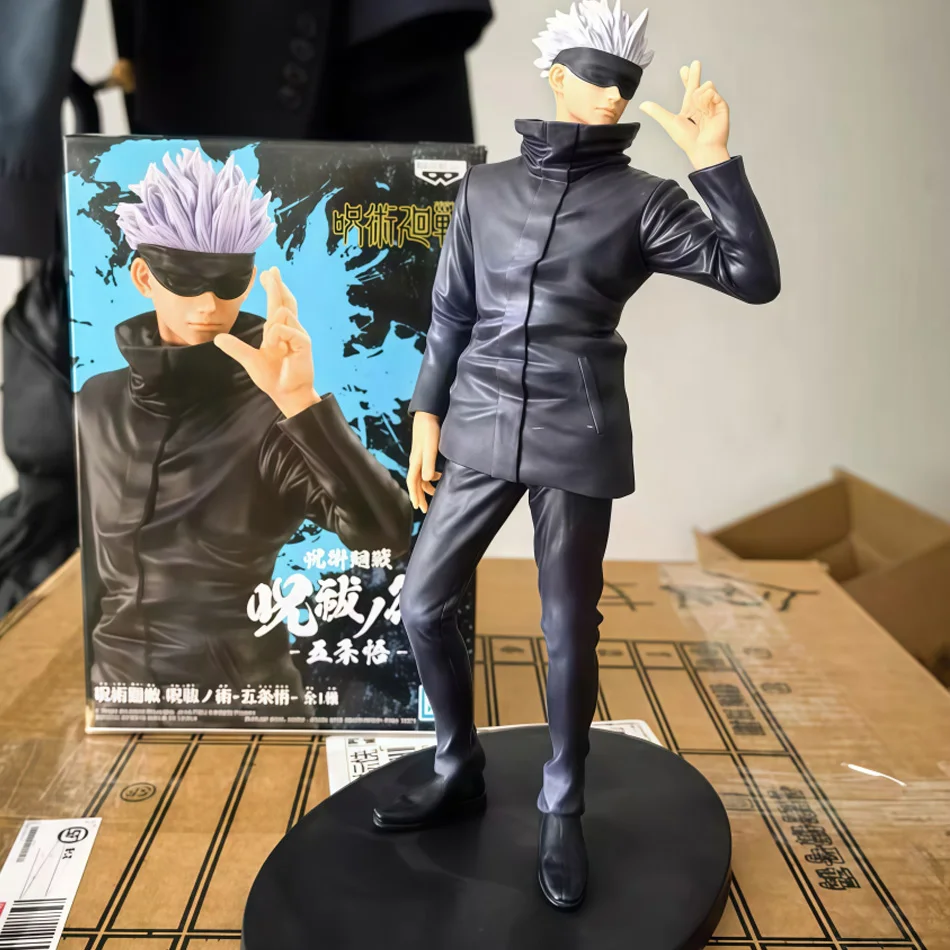 19cm Jujutsu Kaisen Gojo Satoru Anime-Figur - PVC-Actionfigur Sammlerstück Kinderzimmer-Dekoration für Anime-Fans