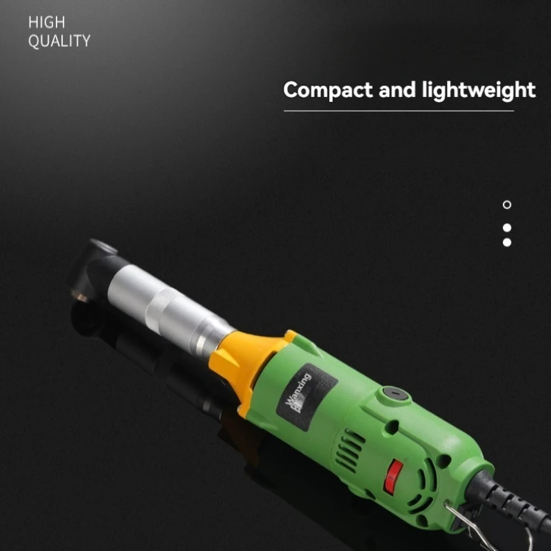 90 degree high-power angle grinder with 6-speed speed regulation and 3mm chuck mold cutting, grinding, and polishing