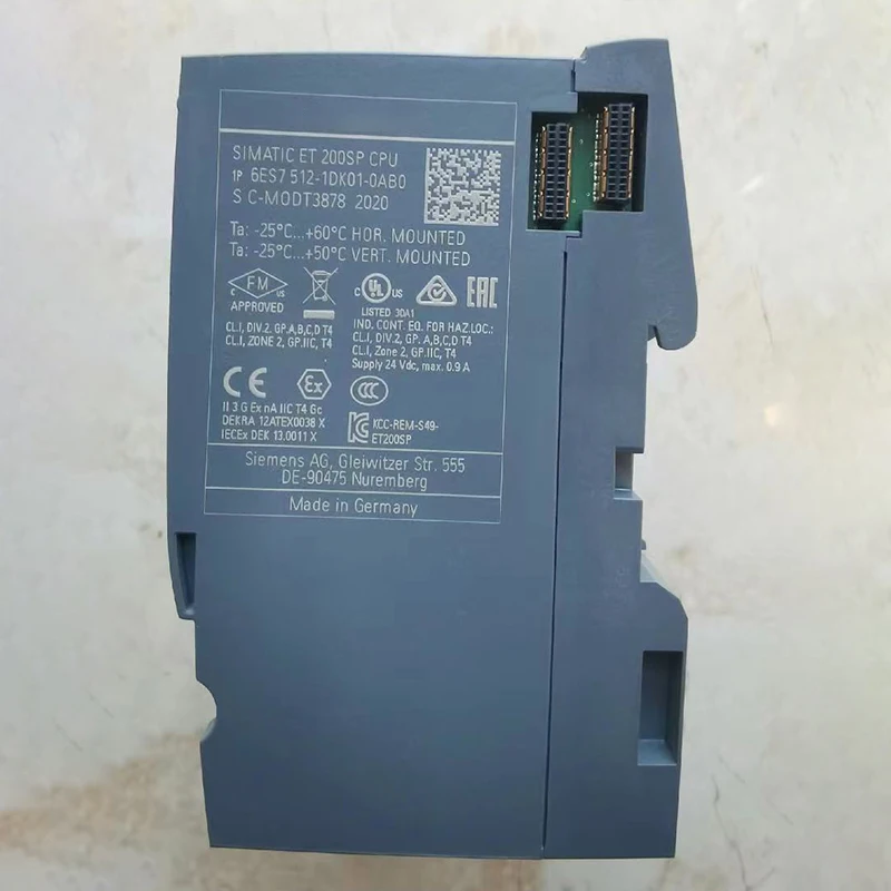 6ES7512-1DK01-0AB0 For Siemens CPU 1512SP Central Processor 6ES75121DK010AB0 Before Shipment Perfect Test