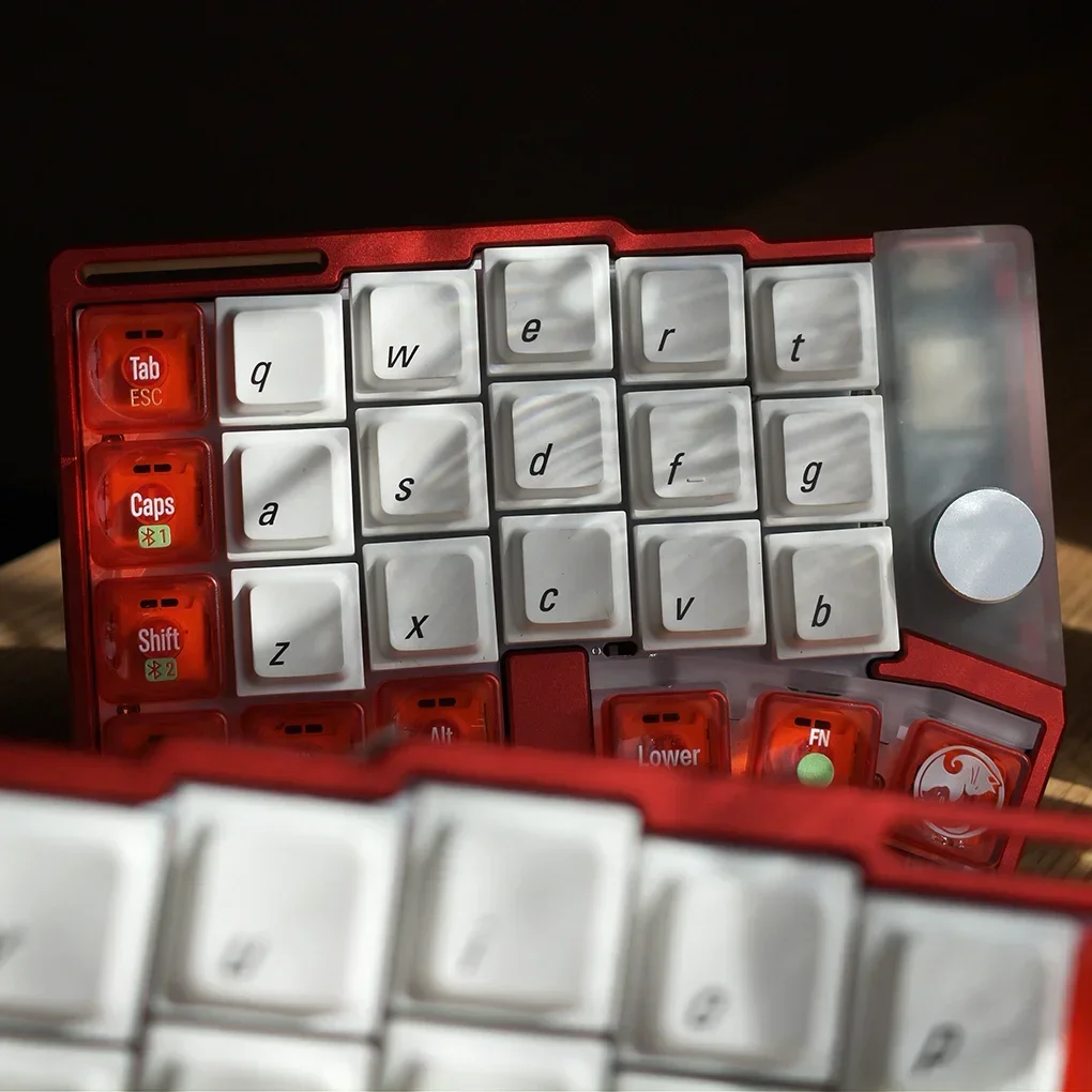 Cornix Split Keyboard Dual Mode Wired Bluetooth With Tent CNC Case 48 Keys Support VIAL Cornix Split Keyboard Kit Customize Gift