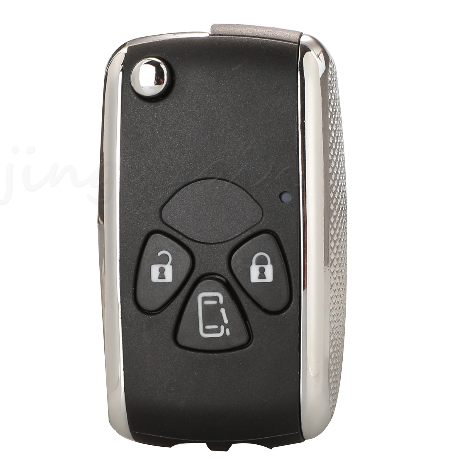 jinyuqin 3/4 Buttons Modified Flip Remote Car key Shell For Toyota  Alphard 2005 - 2009 Corolla RAV4 Camry Avlon