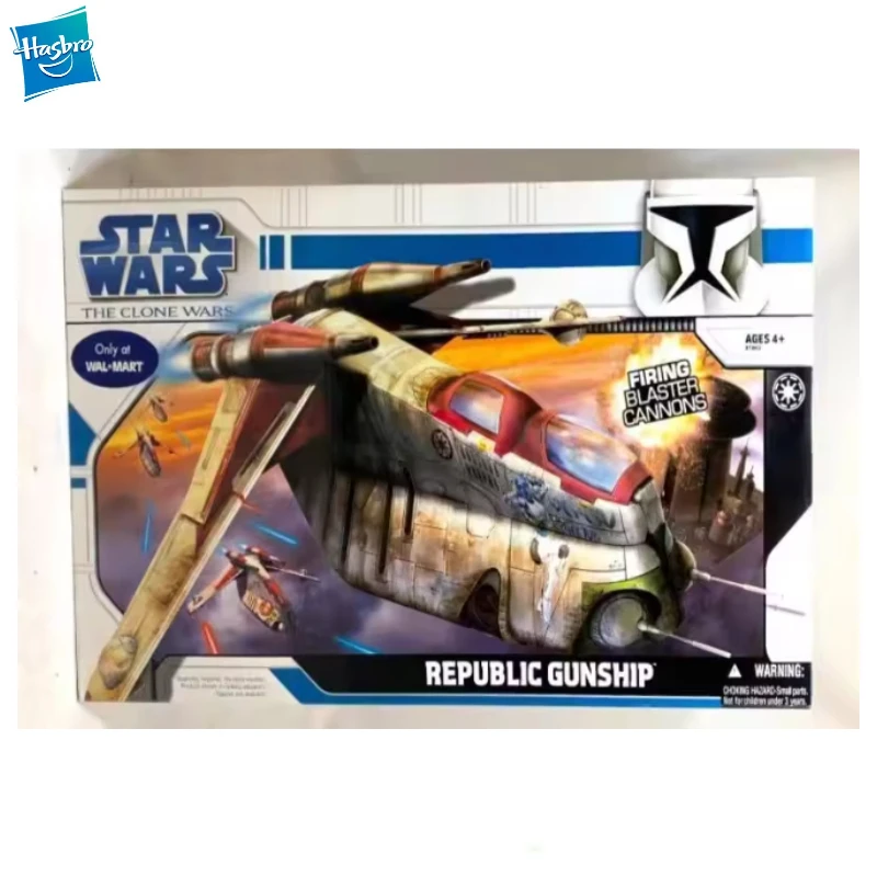 

Новая оригинальная фигурка Hasbro Star Wars THE CLONE WARS REPUBLIC GUNSHIP, игрушка, модель, подарок