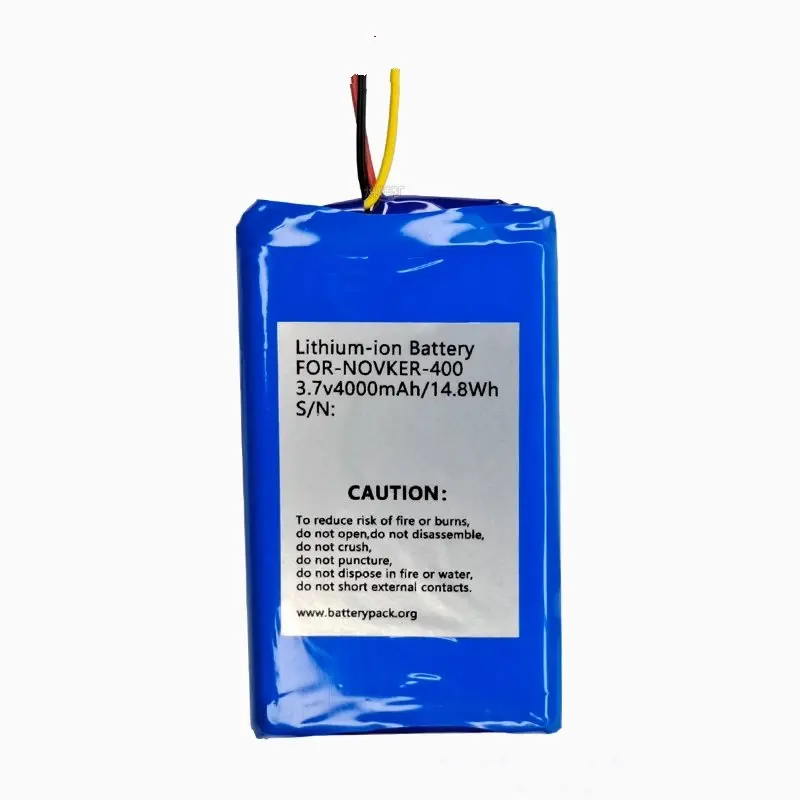 

3.7v 4000mAh Rechargeable Lithium Ion Battery 3 Wire For Electronic Devices Power