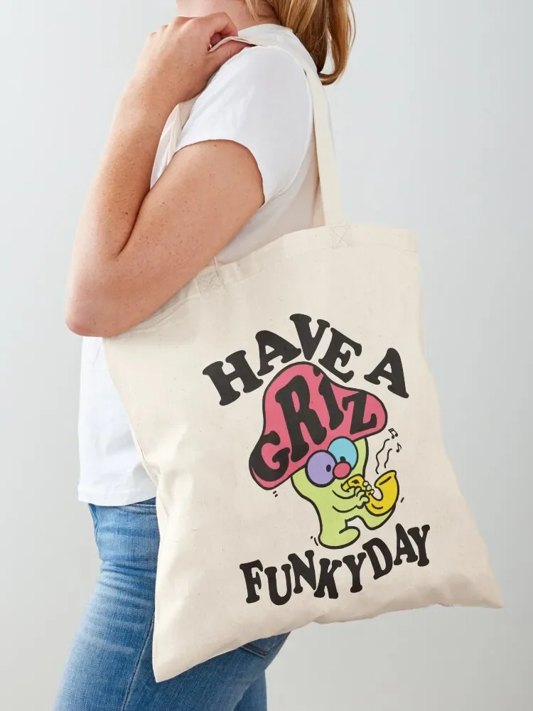 

Griz Merch Griz Have A Funky Day Tote Bag eco bag folding Shopper handbag shopper bags Handbags women
