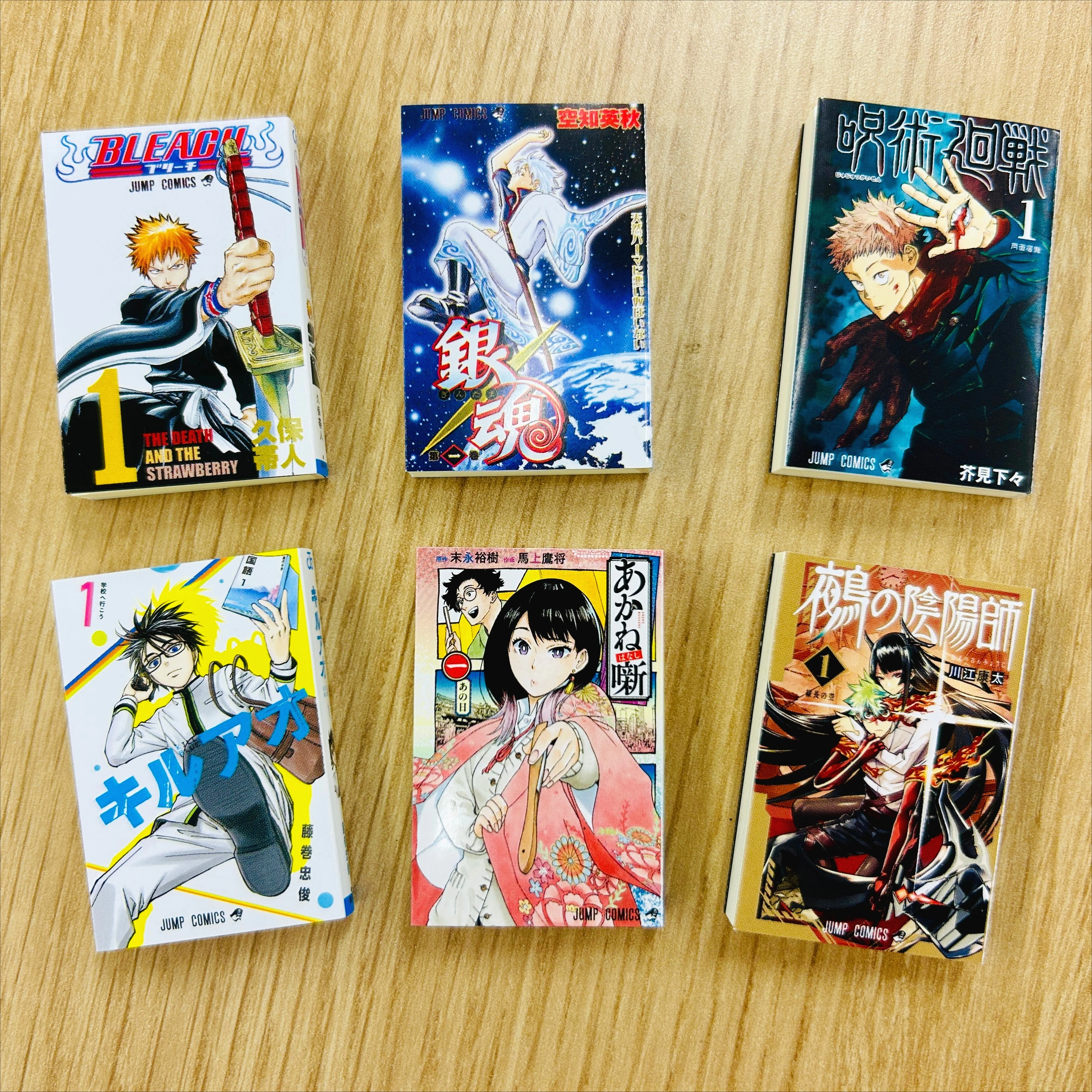 Original capsule toys cute Mamegasha Book "Weekly Shonen Jump Jump Comics Collection" 03 anime manga miniature readable figures view 2