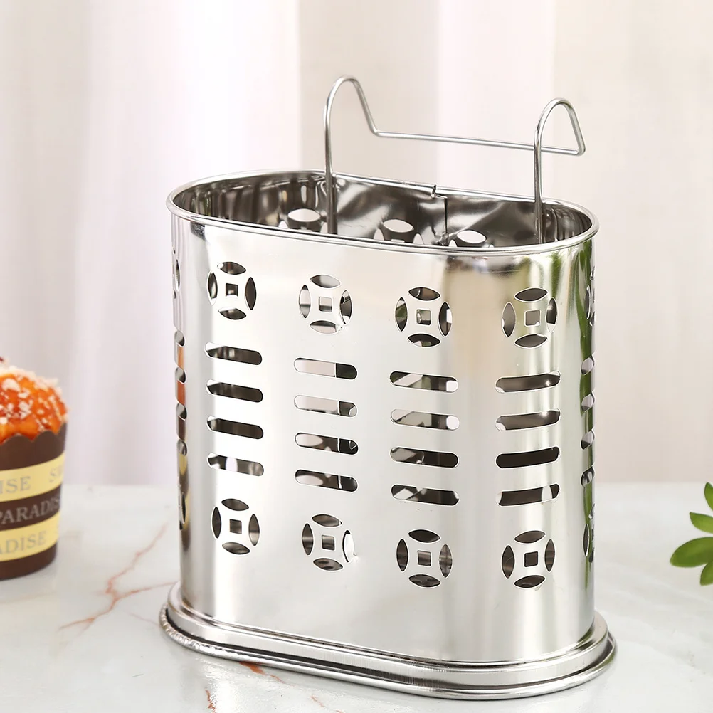 

Stainless Steel Chopstick Basket Dishwasher Utensil Holder Portable Kitchen Counter Drainer Chopstick Holder