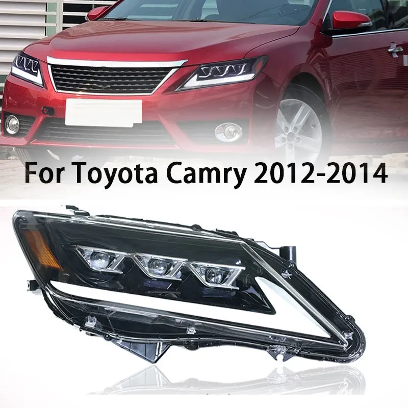 

Автомобильные фары для Toyota Camry, фары 7-го поколения 2012-2014, фотолампы, головные фары, дневные ходовые огни, задние фонари, автоаксессуары