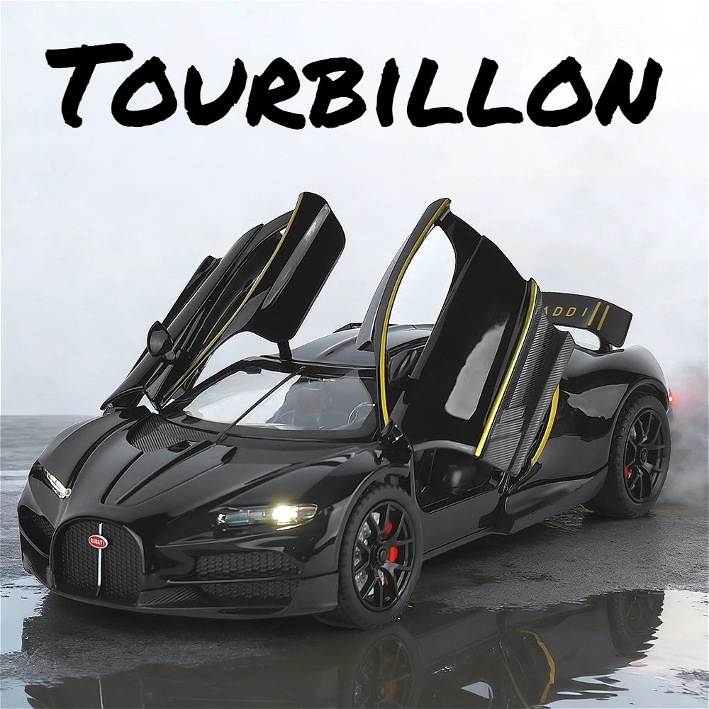 1-24-スケール-トゥールビヨン-セナ-カーモデル-おもちゃ-メタルダイキャスト-ドア開閉-サウンドライト-スーパーカーモデル-スプレーカー-子供向けギフト