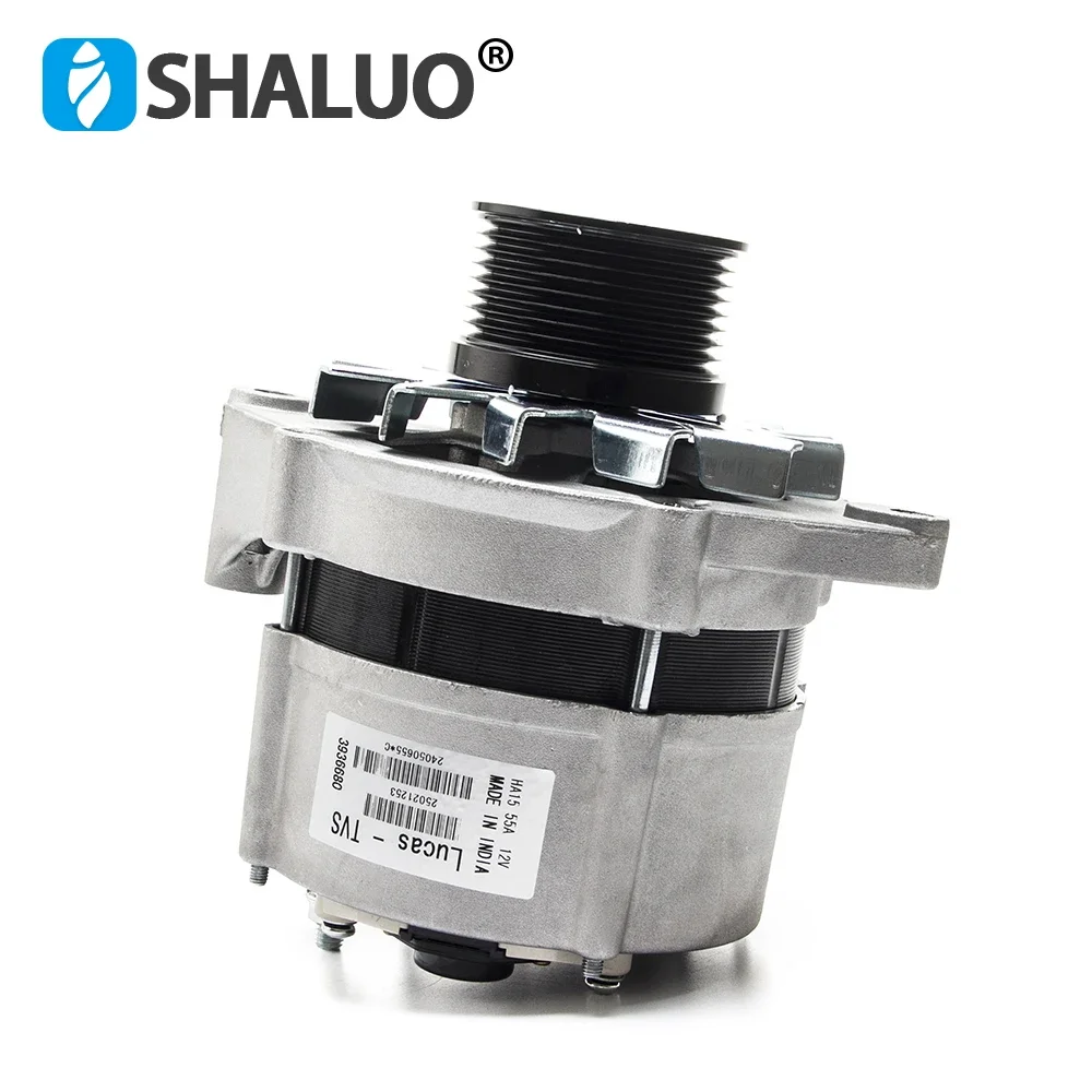55A 12V 3936680 Alternator For 6BT5.9 Cummins Engine Diesel Generator Parts D6BT-C B5.9-C 6BT5.9-C