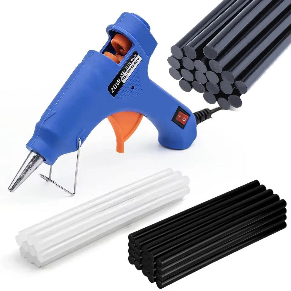 Black Hot Glue Sticks Hot Melt Glue Sticks Dent Repair Tool EVA Colored Hot Melt Adhesive for Car DIY Art Craft General Repairs