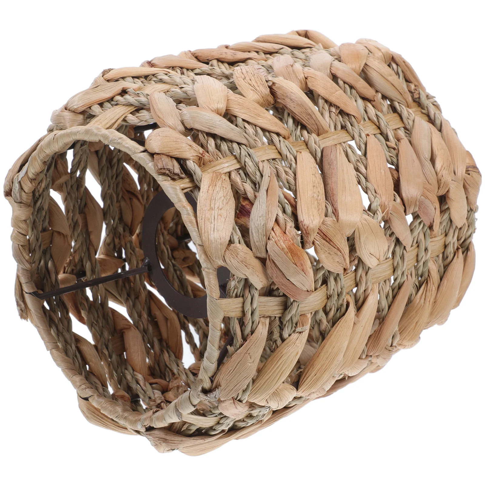 

Декоративный плетеный абажур для подвесного светильника, компактный размер, простая установка, для гостиной, спальни, кабинета, в деревенском стиле