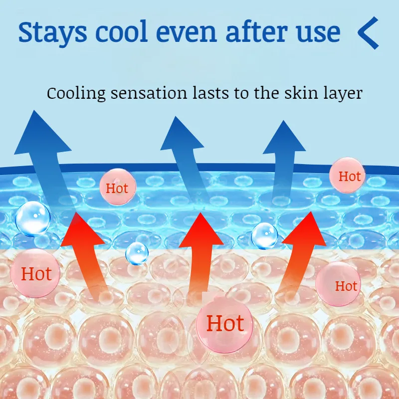 Students Summer Cooling Spray Portable Ice Feeling Clothing Training Relief Summer Car Seats Quickly Cooling Spray