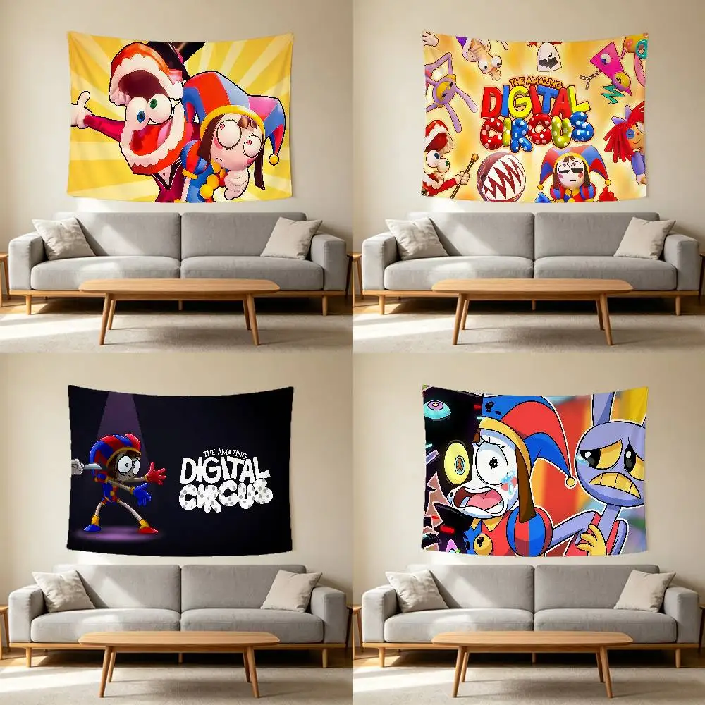 The C-Circus Wall Hanging Tapestry Wall Hanging Psychedelic Hippie Tapestry Bedroom Decoration