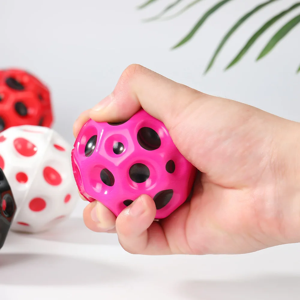 Palla a gravità Bambini Giochi per interni ed esterni Giocattoli sportivi PU Anti gravità Stress Gomma Rimbalzo Palla da salto Giocattolo di coordinazione occhio-mano