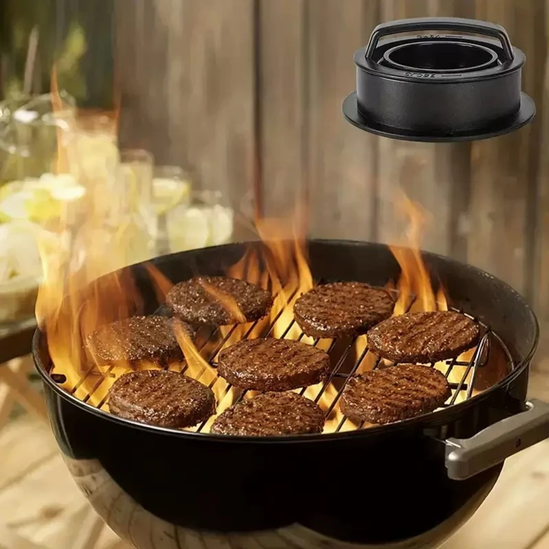 Round Hamburger Burger Press Beef Grill Food-Grade Hamburger Helper Meat Press Cutlets Patty Maker Mold Kitchen Gadgets