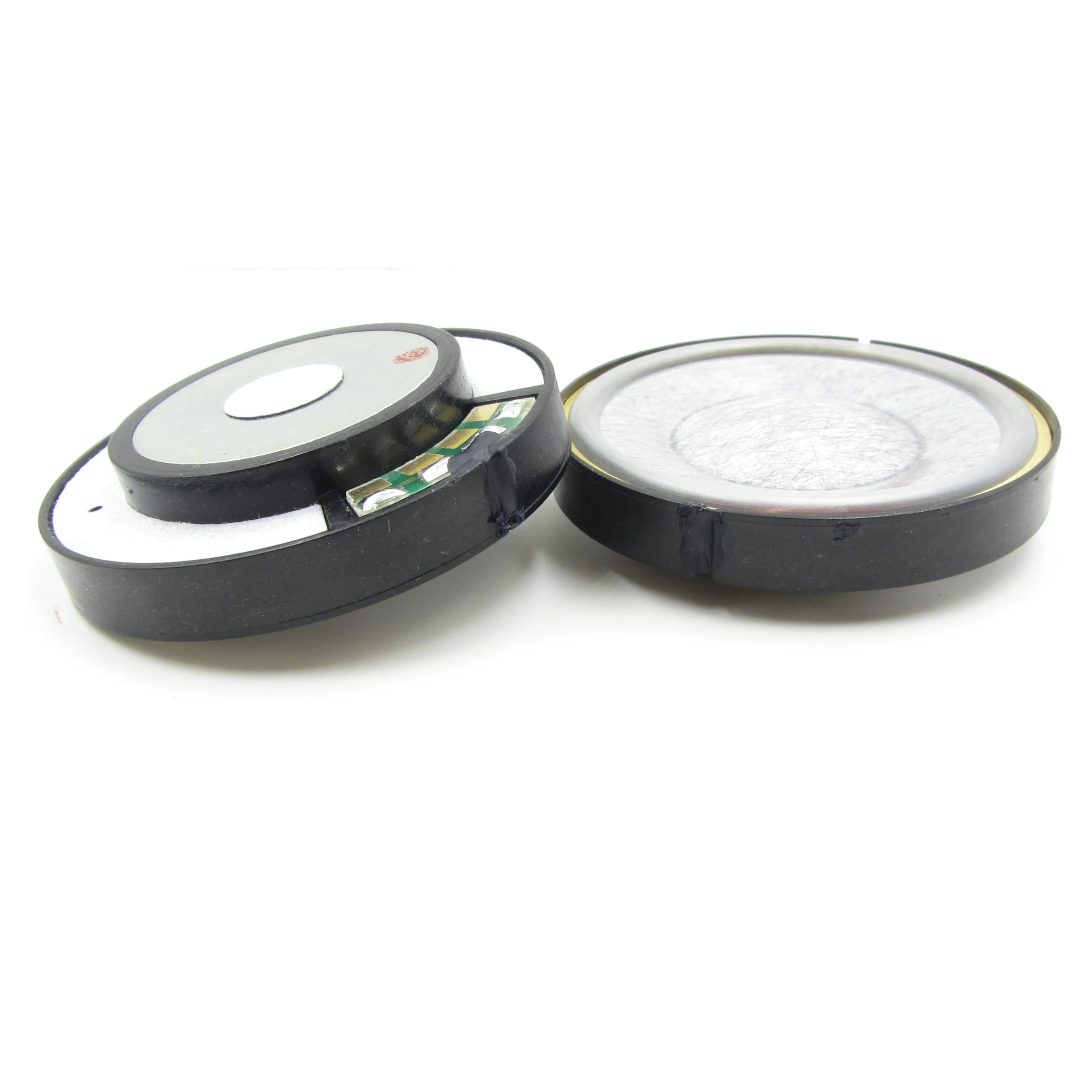

Full Range 40mm 16Ohm Hifi Speaker Driver Parts For Headphone ,Metal Frame Hi-compliance The Diaphragm With Nanofiber FreeEdge