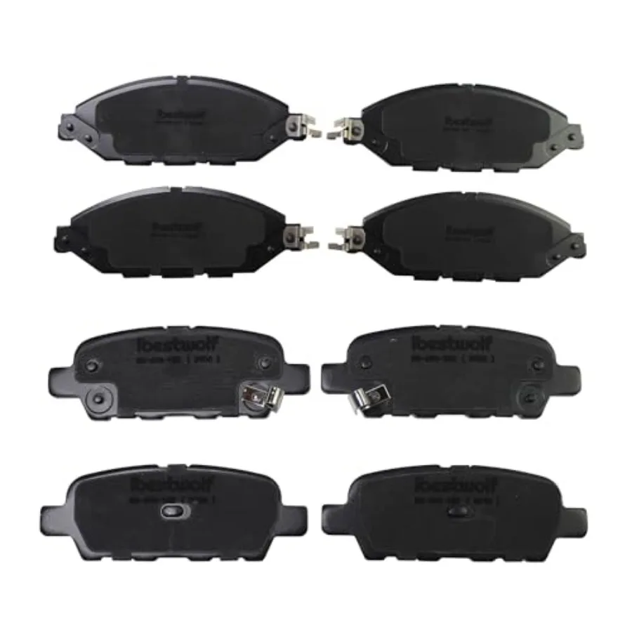 

Front and Rear Ceramic Brake Pads for 2013 Infiniti JX35 2014-2019 QX60 2015-2020 Nissan Murano 2013-2019 Pathfinder High-Perfo