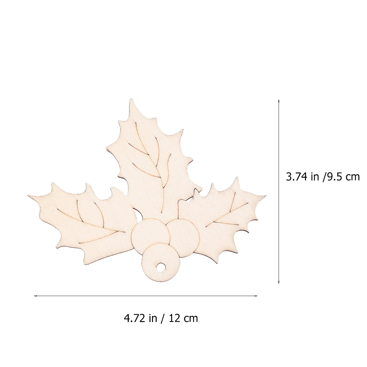 

10 Pcs Decoration for Christmas Tree Leaf Tag Aldult Decorative Props Child Hanging